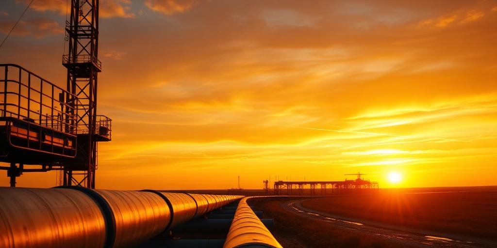 Pipeline infrastructure across a Canadian landscape